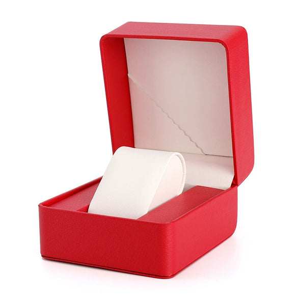 Pu Leather Flip Watch Box For Gift