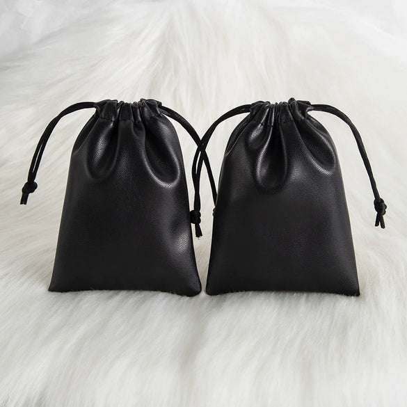 Pu Leather Jewelry Storage Bag Drawstring Packaging Bag