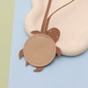Pu Leather Turtle Pendant Modern And Minimalist Style For Bag Or Car Hanging