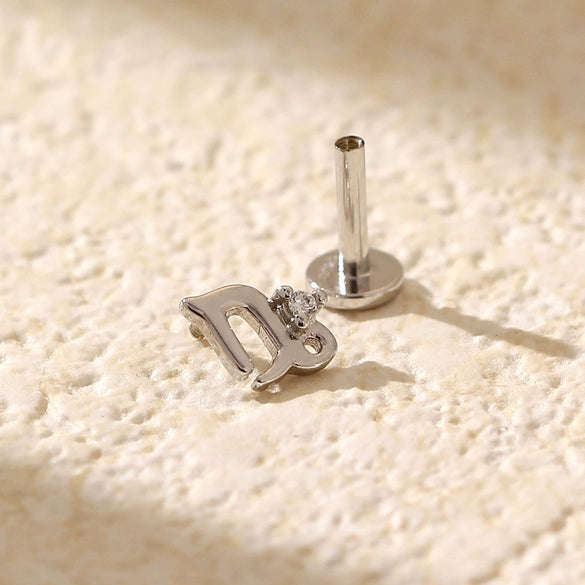 Puncture Earrings S925 Silver Constellation Pattern Electroplated Unisex