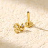 Puncture Earrings S925 Silver Constellation Pattern Electroplated Unisex