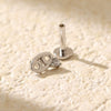 Puncture Earrings S925 Silver Constellation Pattern Electroplated Unisex