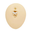 Puncture Jewelry Belly Button Ring Zinc Alloy Heart Shape Unisex