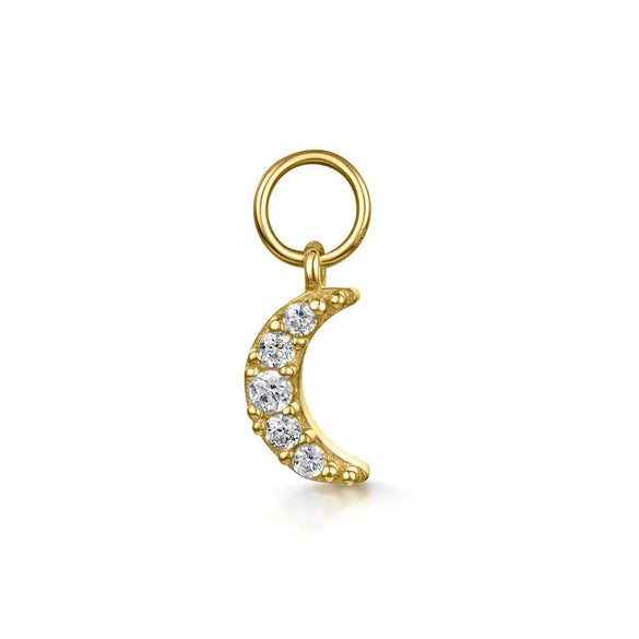 Puncture Jewelry Pendant Copper Stars Sun And Moon Clouds Universe Electroplated