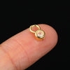 Puncture Jewelry Pendant Copper Stars Sun And Moon Clouds Universe Electroplated
