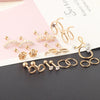 Puncture Jewelry Set Stainless Steel Star Fashion Earrings Ear Clip Ear Nail Cartilage Ear Bone