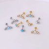 Puncture Jewelry Stainless Steel Geometric Electroplating For Women