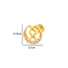 Puncture Jewelry Titanium Alloy Flower Style Electroplated For Women
