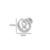 Puncture Jewelry Titanium Alloy Flower Style Electroplated For Women