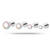 Puncture Jewelry Titanium Alloy Geometric Electroplated Zircon Lip Nail Tragium Ear Nail