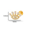 Puncture Jewelry Titanium Alloy Heart Shape Electroplated Pendant For Women