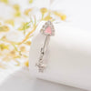 Puncture Jewelry Titanium Steel Love Cross Pendant With Kitten Ear Shape Animal Zodiac Pattern Electroplated For Women Fashion Style