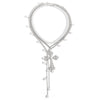 Punk Dark Cross Pendant Necklace Plastic Alloy Geometric Electroplating Women's Jewelry