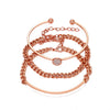 Punk Geometric Alloy Bracelet Set With Electroplating Treatment For Women