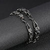 Punk Geometric Titanium Steel Men'S Bracelets