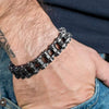 Punk Jewelry Stainless Steel Unisex Handmade Geometric Bracelet
