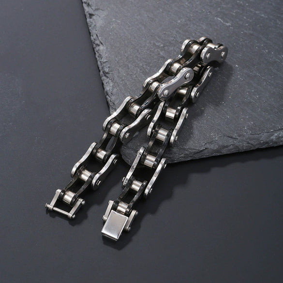 Punk Jewelry Stainless Steel Unisex Handmade Geometric Bracelet