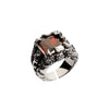 Punk Paw Print Alloy Inlay Zircon Unisex Open Rings
