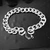 Punk Rock Geometric Cross Chain Alloy Choker Necklace Unisex Electroplated Fashion Jewelry