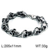 Punk Skull Titanium Steel Bracelets 1 Piece