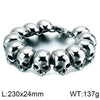 Punk Skull Titanium Steel Bracelets 1 Piece