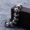 Punk Skull Titanium Steel Bracelets 1 Piece