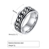 Punk Streetwear Geometric 304 Stainless Steel Men'S Rings