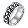 Punk Streetwear Geometric 304 Stainless Steel Men'S Rings