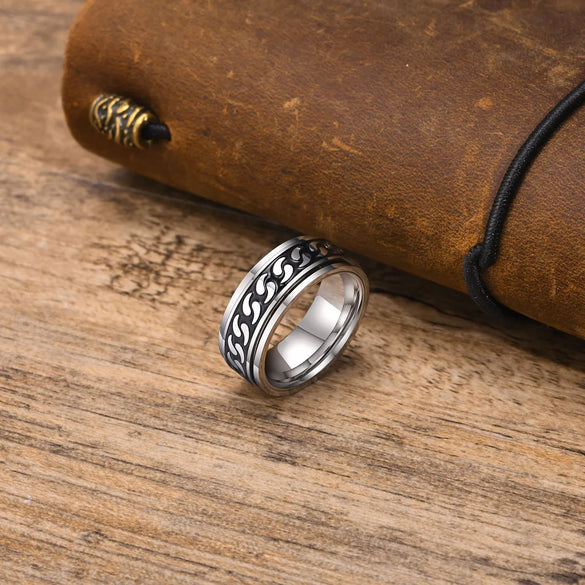 Punk Streetwear Geometric 304 Stainless Steel Men'S Rings