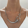Punk Style Alloy Body Chain With Rhinestones And Animal Zodiac Pattern For Women