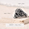 Punk Style Domineering Titanium Steel Unisex Ushaped Retro Ring With Electroplating