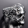 Punk Style Domineering Titanium Steel Unisex Ushaped Retro Ring With Electroplating