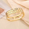 Punk Style Geometric Hshaped Electroplated Stainless Steel Bracelet Jewelry