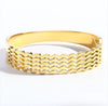 Punk Style Geometric Hshaped Electroplated Stainless Steel Bracelet Jewelry