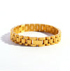 Punk Style Geometric Hshaped Electroplated Stainless Steel Bracelet Jewelry
