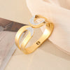 Punk Style Geometric Hshaped Electroplated Stainless Steel Bracelet Jewelry