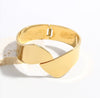 Punk Style Geometric Hshaped Electroplated Stainless Steel Bracelet Jewelry