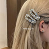 Punk Style Rhinestone Oval Hairpin For Women