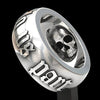 Punk Style Skull Ring Metal Geometric Pattern Electroplated Men's Jewelry