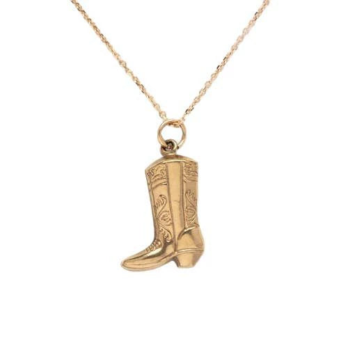 Punk Style Stainless Steel Long Chain Pendant Necklace With Electroplating
