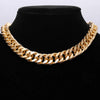 Punk Style Thick Chain Gold-Plated Alloy Necklace Wholesale Gooddiy