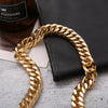 Punk Style Thick Chain Gold-Plated Alloy Necklace Wholesale Gooddiy
