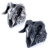 Punk Vintage Sheep Head Shape Stainless Steel Ring