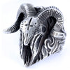 Punk Vintage Sheep Head Shape Stainless Steel Ring