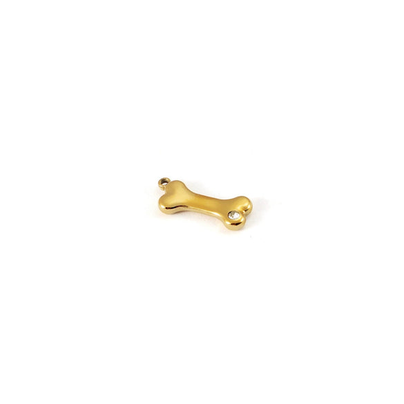 Puppy Bone Pendant Jewelry Accessories Stainless Steel Inlaid Electroplating