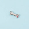Puppy Bone Pendant Jewelry Accessories Stainless Steel Inlaid Electroplating