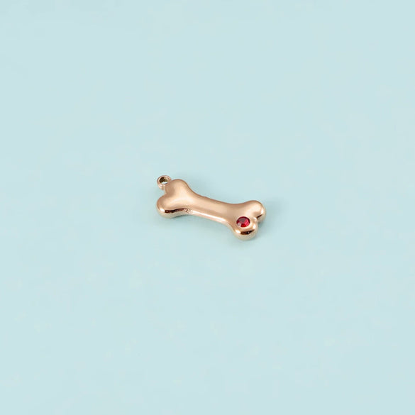 Puppy Bone Pendant Jewelry Accessories Stainless Steel Inlaid Electroplating