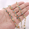 Pure Copper Rhinestone Shell Chain Headwear Tassel Chain Jewelry Accessories