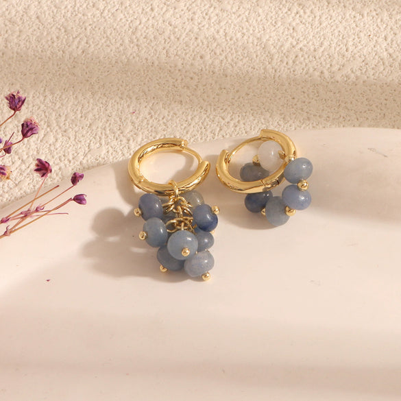 Pure Handmade Freshwater Pearl Earrings Fashion Pearl Element Earrings For Women Style