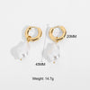 Pure Handmade Freshwater Pearl Earrings Fashion Pearl Element Earrings For Women Style